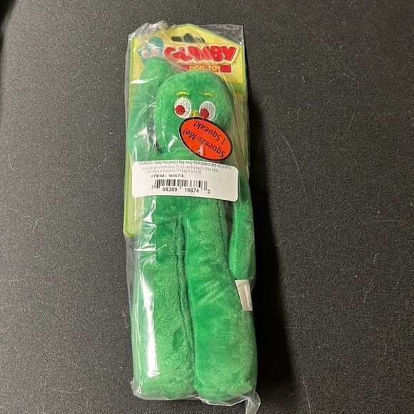 Multipet‎ Gumby dog toy with squeaky head - Picture 2 of 2